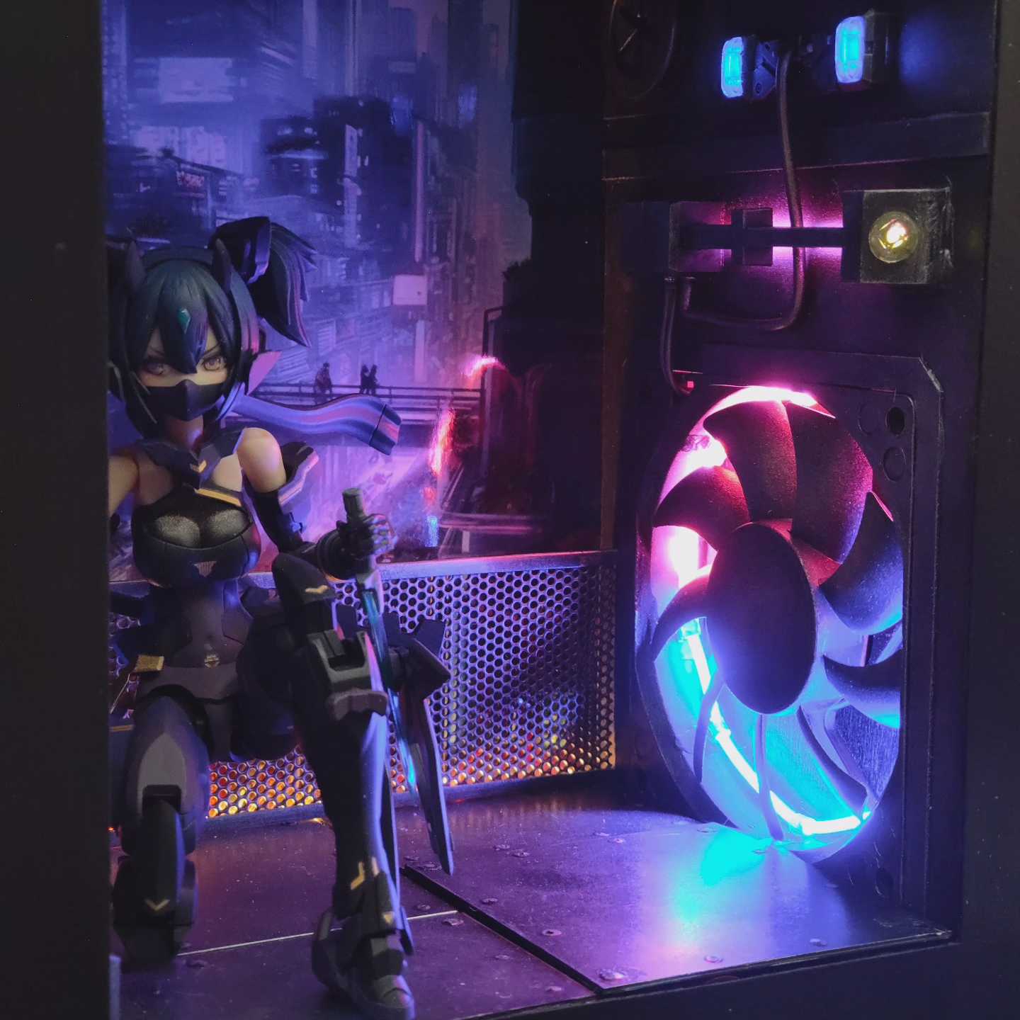 Diorama cyberpunk
